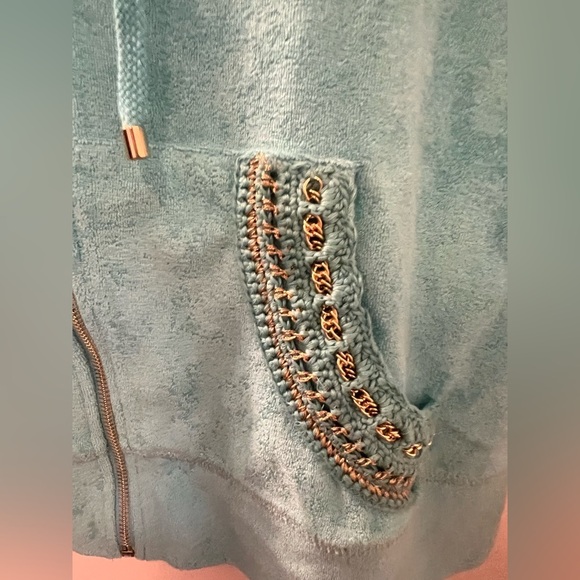 Lurex Chain Cropped Loop Terry Cloth - 3 Piece Set - Picture 3 of 9